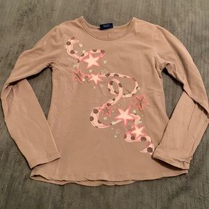 Naartjie girls cotton long sleeved embellished t